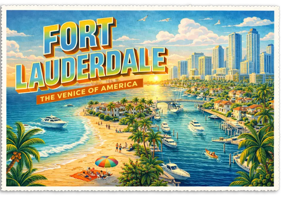Carte postale Fort Lauderdale